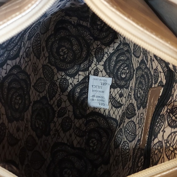 Carlos Santana Faux rosegold croco bag - Picture 5 of 7